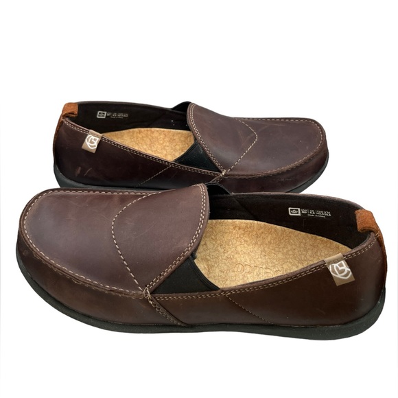 Spenco Other - Spenco Siesta brown Leather Slip-On Shoes men’s Size 9